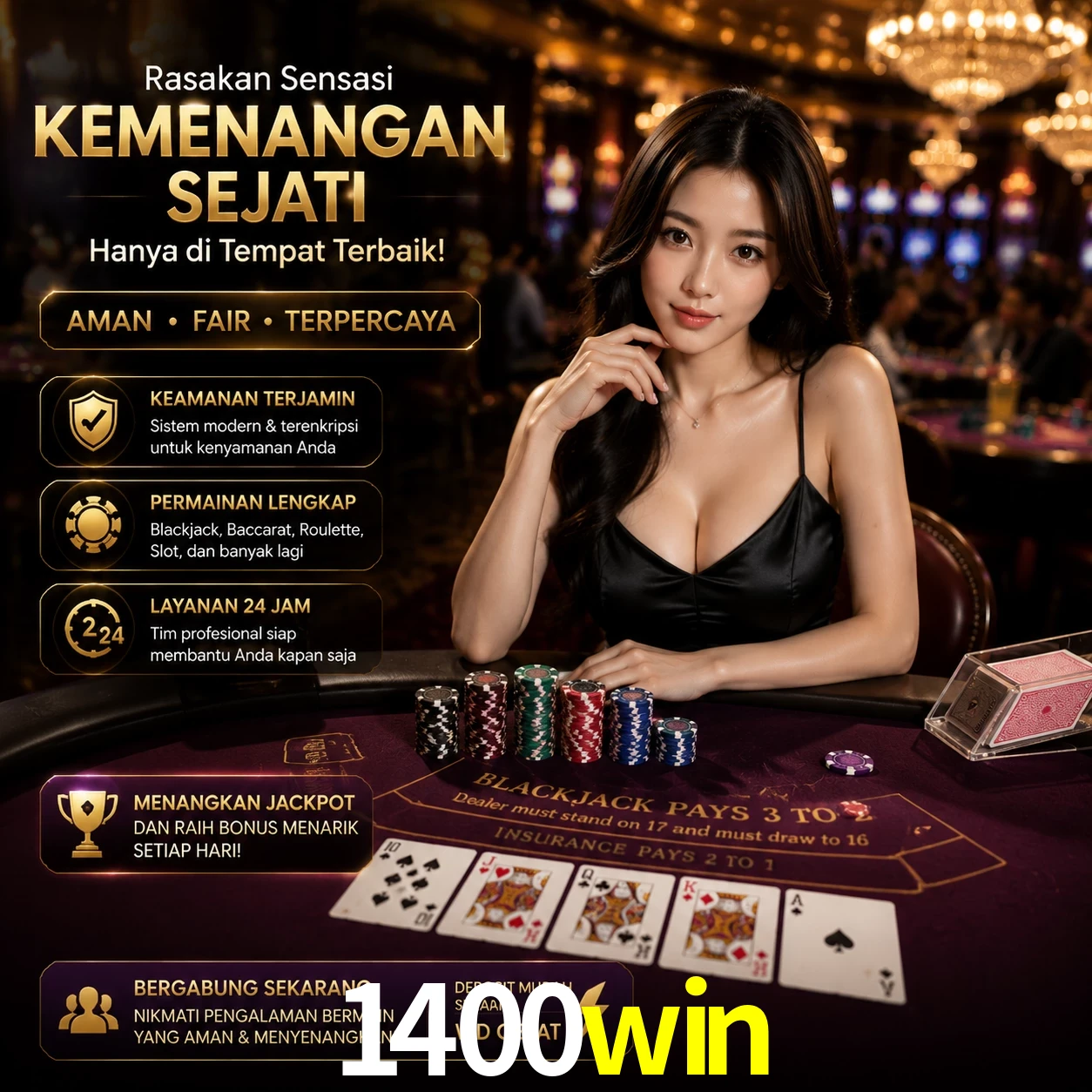 Bônus exclusivos membros VIP 1400win